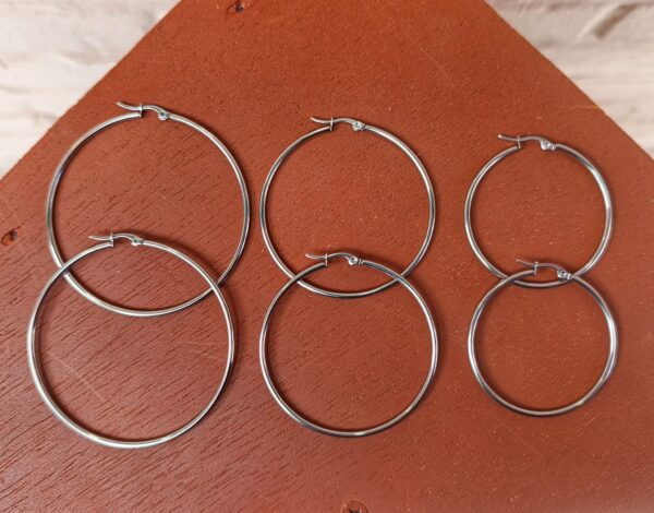 aro-acero-inoxidable-plateado-katxu6 Aro de acero inoxidable plateado