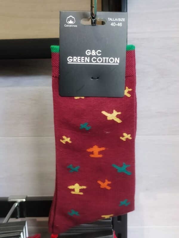 Calcetines divertidos Aviones talla 40-46 con diseño de aviones