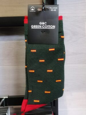 Calcetines divertidos España talla 40-46 con diseño colorido