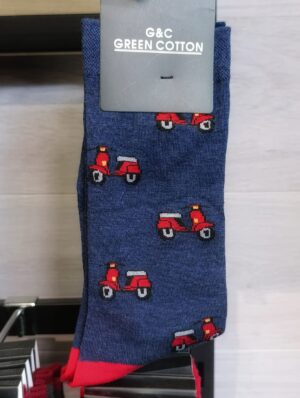 Calcetines divertidos Motos talla 40-46 con diseño de motocicletas