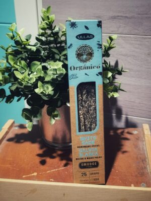 Incienso orgánico Ullas | Salvia Blanca elaborado con resinas naturales y aceites esenciales