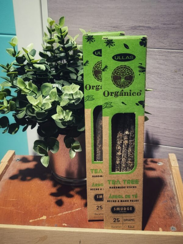 Incienso orgánico Ullas | Té Verde elaborado con resinas naturales y aceites esenciales