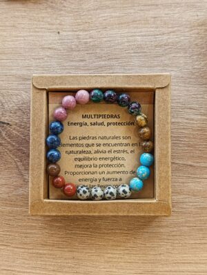 pulsera de piedra multipiedras