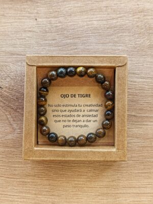 pulsera de piedra ojo de tigre