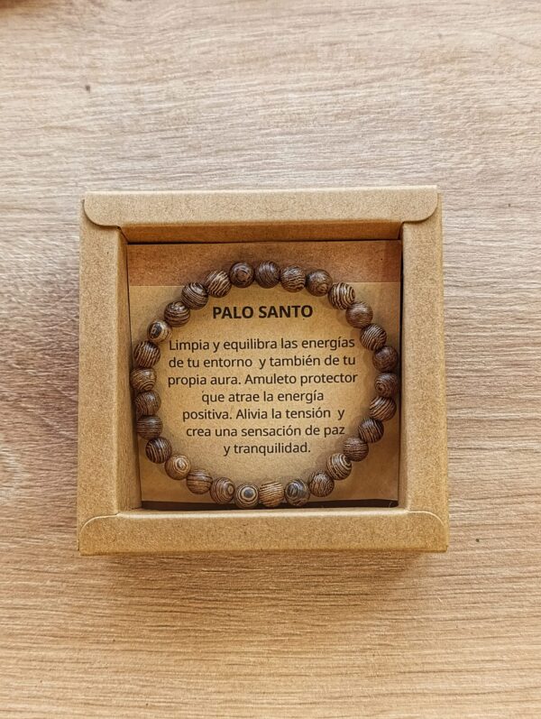 pulsera de palo santo