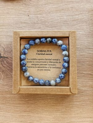 pulsera de piedra sodalita
