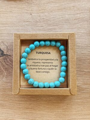 pulsera de piedra turquesa